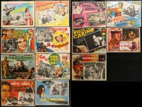 9d330 LOT OF 21 MEXICAN LOBBY CARDS 1950s-1960s great scenes from a variety of different movies!