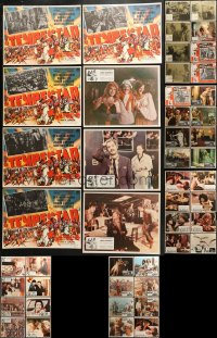 9d096 LOT OF 63 MEXICAN LOBBY CARDS 1950s-1970s a variety of complete & incomplete sets!