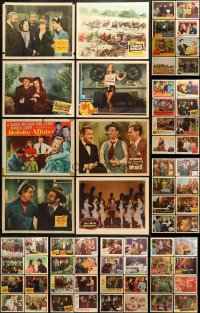 9d253 LOT OF 74 1940S LOBBY CARDS 1940s great scenes from a variety of different movies!