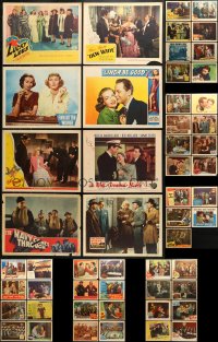 9d266 LOT OF 53 1940S LOBBY CARDS 1940s great scenes from a variety of different movies!