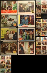 9d273 LOT OF 47 1940S LOBBY CARDS 1940s great scenes from a variety of different movies!