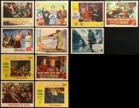 9d309 LOT OF 11 1950S RONALD REAGAN LOBBY CARDS 1950s great scenes from several of his movies!