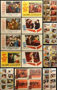 9d236 LOT OF 92 1950S LOBBY CARDS 1950s incomplete sets from a variety of different movies!