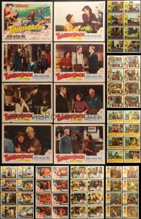 9d242 LOT OF 88 1950S LOBBY CARDS 1950s complete sets from a variety of different movies!
