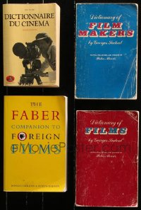 9d029 LOT OF 4 SOFTCOVER MOVIE BOOKS 1970s-1990s Dictionary of Film Makers & more!