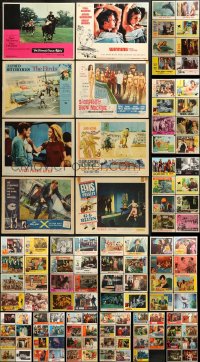 9d215 LOT OF 127 1960S LOBBY CARDS 1960s great scenes from a variety of different movies!