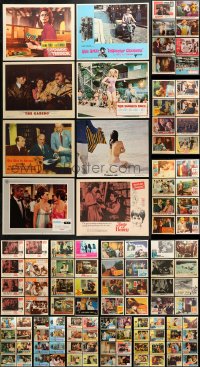 9d199 LOT OF 157 1960S LOBBY CARDS 1960s incomplete sets from a variety of different movies!