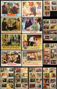 9d230 LOT OF 101 1960S LOBBY CARDS 1960s incomplete sets from a variety of different movies!