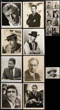 9d413 LOT OF 17 ACTOR PORTRAIT 8X10 STILLS 1920s-1980s a variety of leading & supporting men!