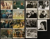 9d415 LOT OF 15 COLOR AND BLACK & WHITE 8X10 STILLS 1960s-1970s scenes from a variety of movies!
