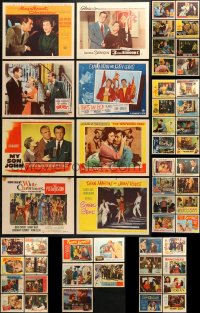 9d243 LOT OF 85 1950S LOBBY CARDS 1950s great scenes from a variety of different movies!