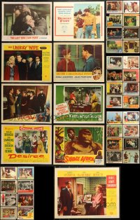 9d262 LOT OF 57 1950S LOBBY CARDS 1950s great scenes from a variety of different movies!