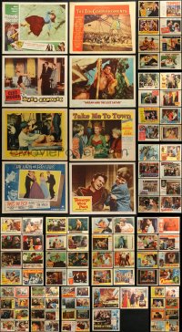 9d209 LOT OF 139 1950S LOBBY CARDS 1950s great scenes from a variety of different movies!