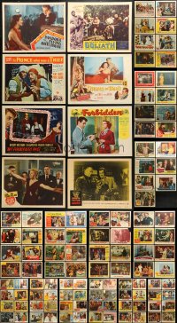 9d202 LOT OF 151 1950S LOBBY CARDS 1950s great scenes from a variety of different movies!