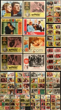 9d205 LOT OF 143 1960S LOBBY CARDS 1960s incomplete sets from a variety of different movies!