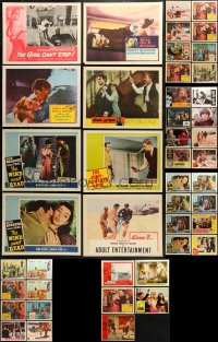 9d276 LOT OF 45 1960S LOBBY CARDS 1960s incomplete sets from a variety of movies!