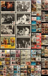 9d195 LOT OF 185 LOBBY CARDS 1950s-1970s incomplete sets from a variety of different movies!