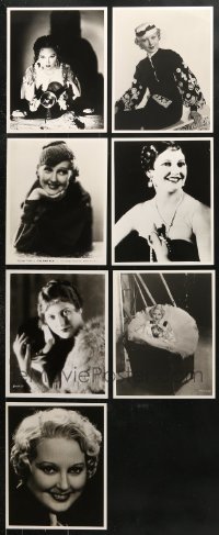 9d347 LOT OF 7 THELMA TODD 8X10 REPRO PHOTOS 1980s great portraits of the pretty actress!