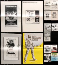 9d104 LOT OF 15 UNCUT PRESSBOOKS 1960s-1980s advertising for a variety of different movies!