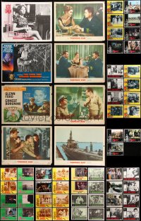 9d237 LOT OF 91 LOBBY CARDS 1960s-1980s complete & incomplete sets from a variety of movies!
