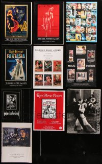 9d089 LOT OF 10 DEALER CATALOGS 1990s many great movie poster images in color!