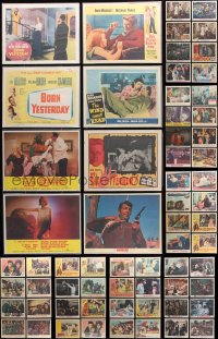 9d231 LOT OF 99 INDIVIDUALLY BAGGED 1960S LOBBY CARDS 1960s incomplete sets from a variety of movies!