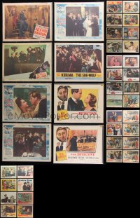 9d268 LOT OF 50 INDIVIDUALLY BAGGED LOBBY CARDS 1930s-1950s from a variety of different movies!