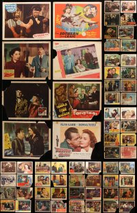 9d232 LOT OF 98 1940S LOBBY CARDS 1940s great scenes from a variety of different movies!