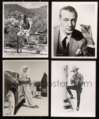 9d419 LOT OF 4 GARY COOPER 8X10 STILLS 1940s-1950s great portraits of the legendary leading man!