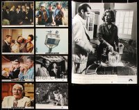 9d417 LOT OF 9 COLOR AND BLACK & WHITE 8X10 STILLS 1970s great scenes from a variety of movies!