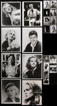 9d342 LOT OF 23 8X10 REPRO PHOTOS 1980s a variety of great portraits of top Hollywood stars!
