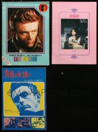 9d065 LOT OF 3 JAPANESE PROGRAMS 1970s East of Eden reissue, James Dean, Looking For Mr. Goodbar!