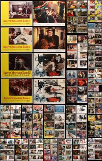 9d192 LOT OF 200 LOBBY CARDS 1970s incomplete sets from a variety of different movies!