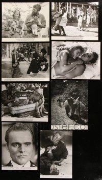 9d094 LOT OF 8 11X14 STILLS 1960s-1970s great scenes from a variety of different movies!