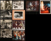 9d313 LOT OF 10 11X14 STILLS AND LOBBY CARDS 1950s-1970s great scenes from a variety of different movies!