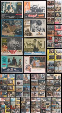 9d211 LOT OF 136 INDIVIDUALLY BAGGED 1970S LOBBY CARDS 1970s from a variety of different movies!