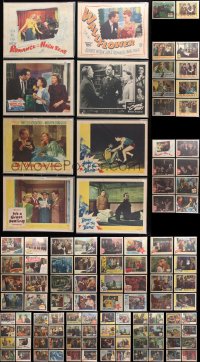 9d218 LOT OF 122 INDIVIDUALLY BAGGED 1940S LOBBY CARDS 1940s from a variety of different movies!