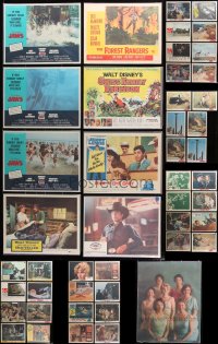9d239 LOT OF 89 INDIVIDUALLY BAGGED LOBBY CARDS 1950s-1970s from a variety of different movies!