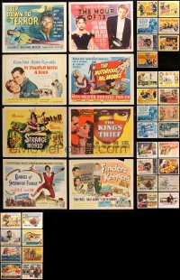 9d272 LOT OF 47 1950S TITLE CARDS 1950s great images from a variety of different movies!