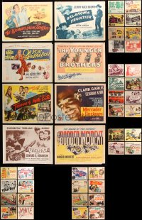 9d279 LOT OF 44 1940S TITLE CARDS 1940s great images from a variety of different movies!