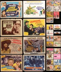 9d287 LOT OF 39 TITLE CARDS 1940s-1960s great images from a variety of different movies!