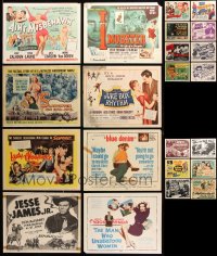 9d300 LOT OF 22 1950S TITLE CARDS 1950s great images from a variety of different movies!