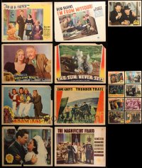 9d304 LOT OF 17 1930S LOBBY CARDS 1930s great scenes from a variety of different movies!