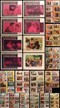 9d206 LOT OF 143 1950S LOBBY CARDS 1950s incomplete sets from a variety of different movies!