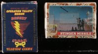 9d368 LOT OF 2 DESERT STORM TRADING CARD SETS 1990s Operation Yellow Ribbon Commemorative Edition!