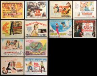 9d306 LOT OF 12 TITLE CARDS 1960s great images from a variety of different movies!