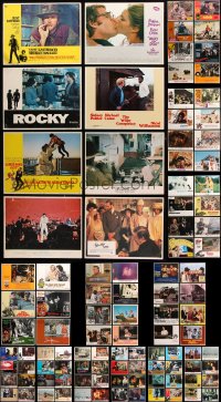 9d223 LOT OF 110 1970S LOBBY CARDS 1970s great scenes from a variety of different movies!