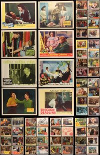 9d249 LOT OF 77 1940S LOBBY CARDS 1940s great scenes from a variety of different movies!