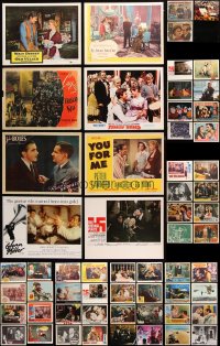 9d251 LOT OF 75 LOBBY CARDS 1930s-2000s great scenes from a variety of different movies!
