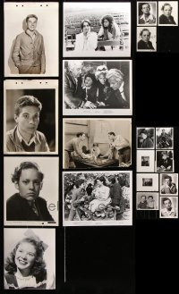 9d411 LOT OF 19 8X10 STILLS SHOWING TEENAGE ACTORS 1930s-1970s a variety of great portraits!